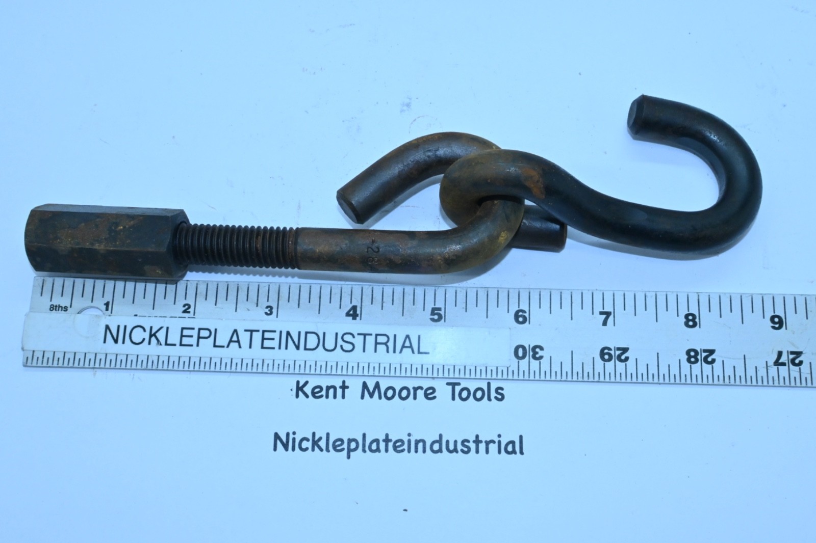 Kent-Moore J-28467-155 & J-28467-156 Engine Support Fixture Hook Adapter & Nut