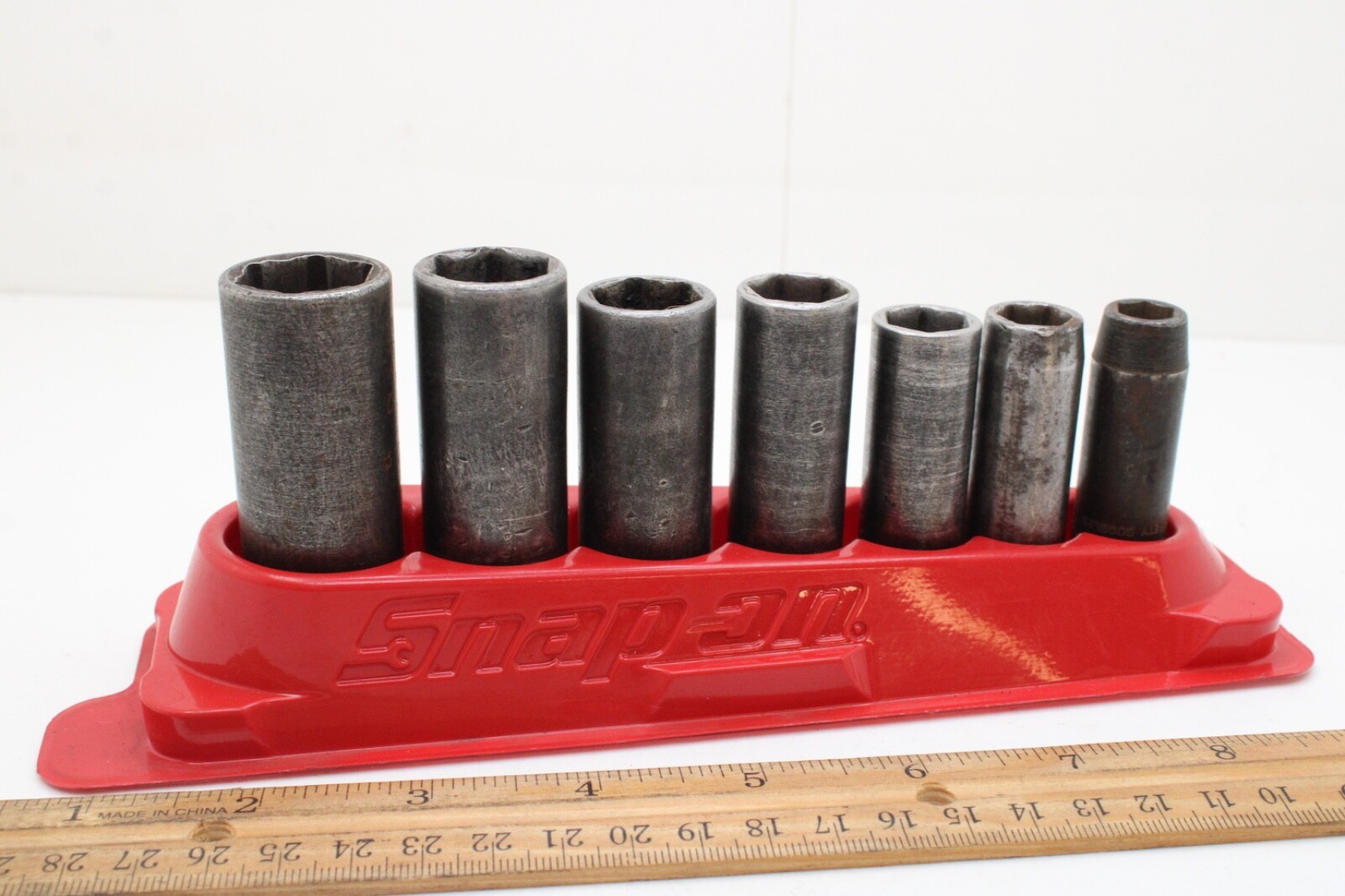 Snap on 207IMFS 3/8″-3/4″ 7 Pc 3/8″ Drive 6 Point Semi-Deep Impact Socket Set