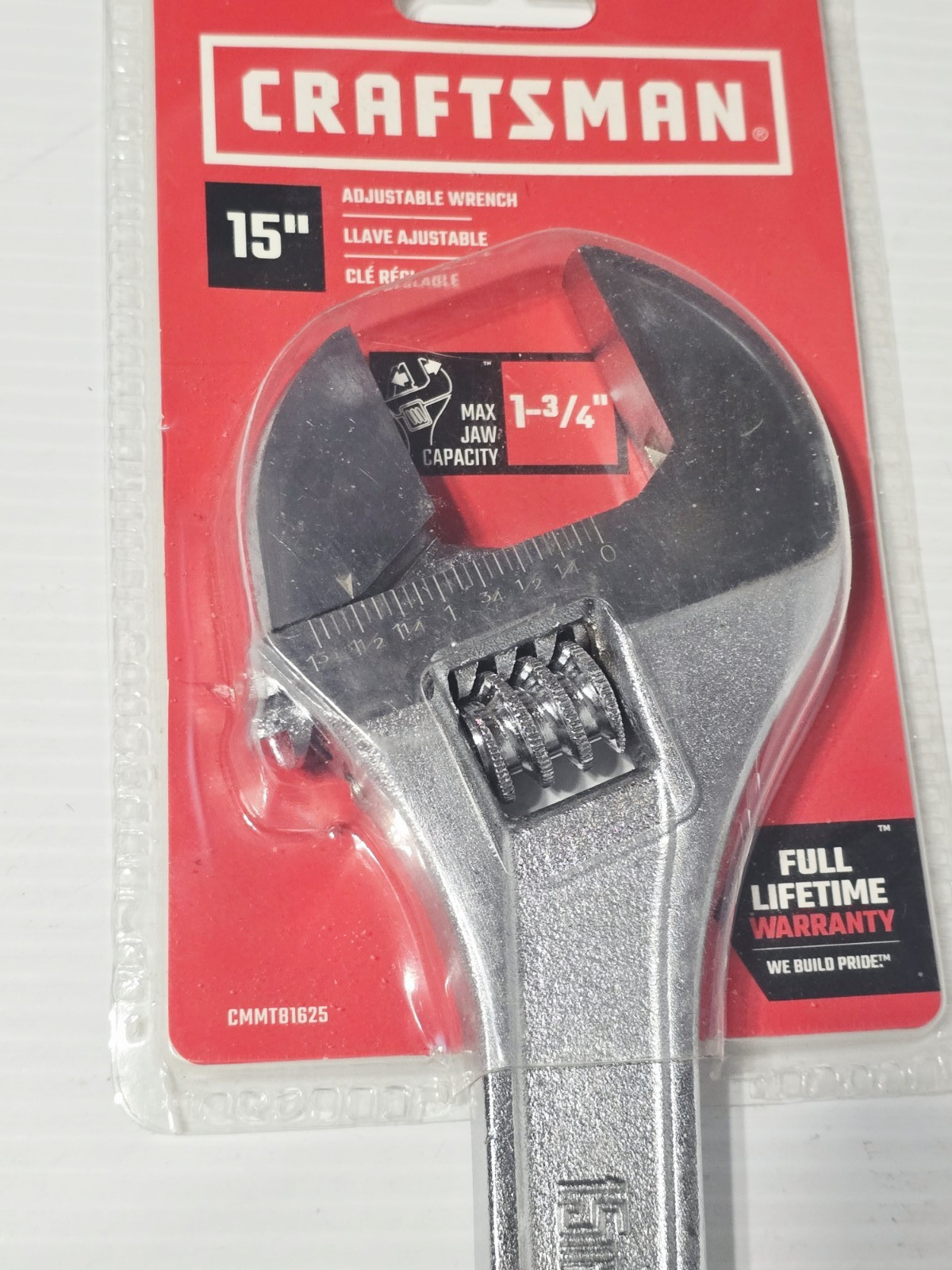 Genuine Craftsman 6″ 8″ 10″ 15″ Adjustable Wrench USA – NEW