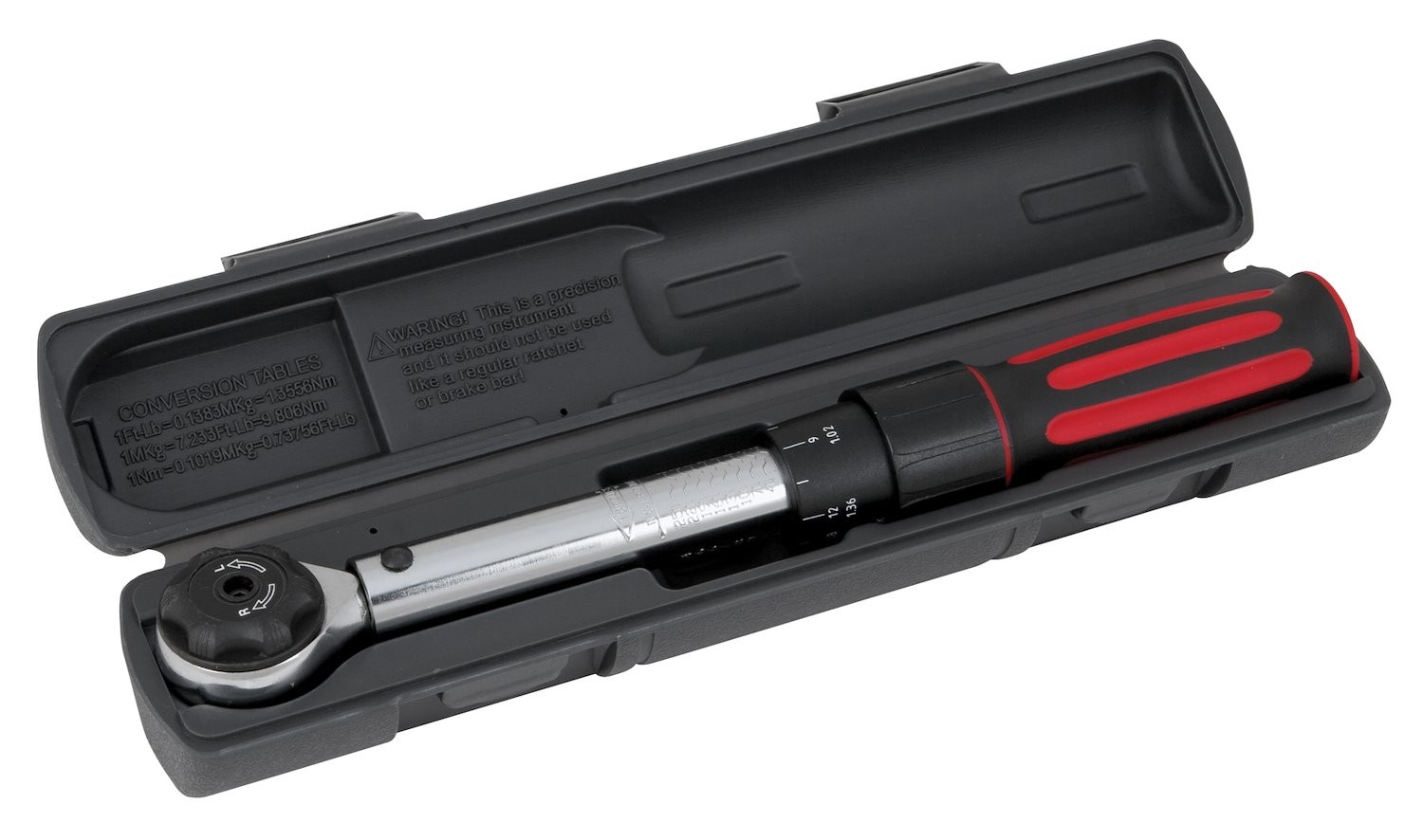 JEGS M197 Dual scale measurement adjustments in both Inch-Pound and Newton meter