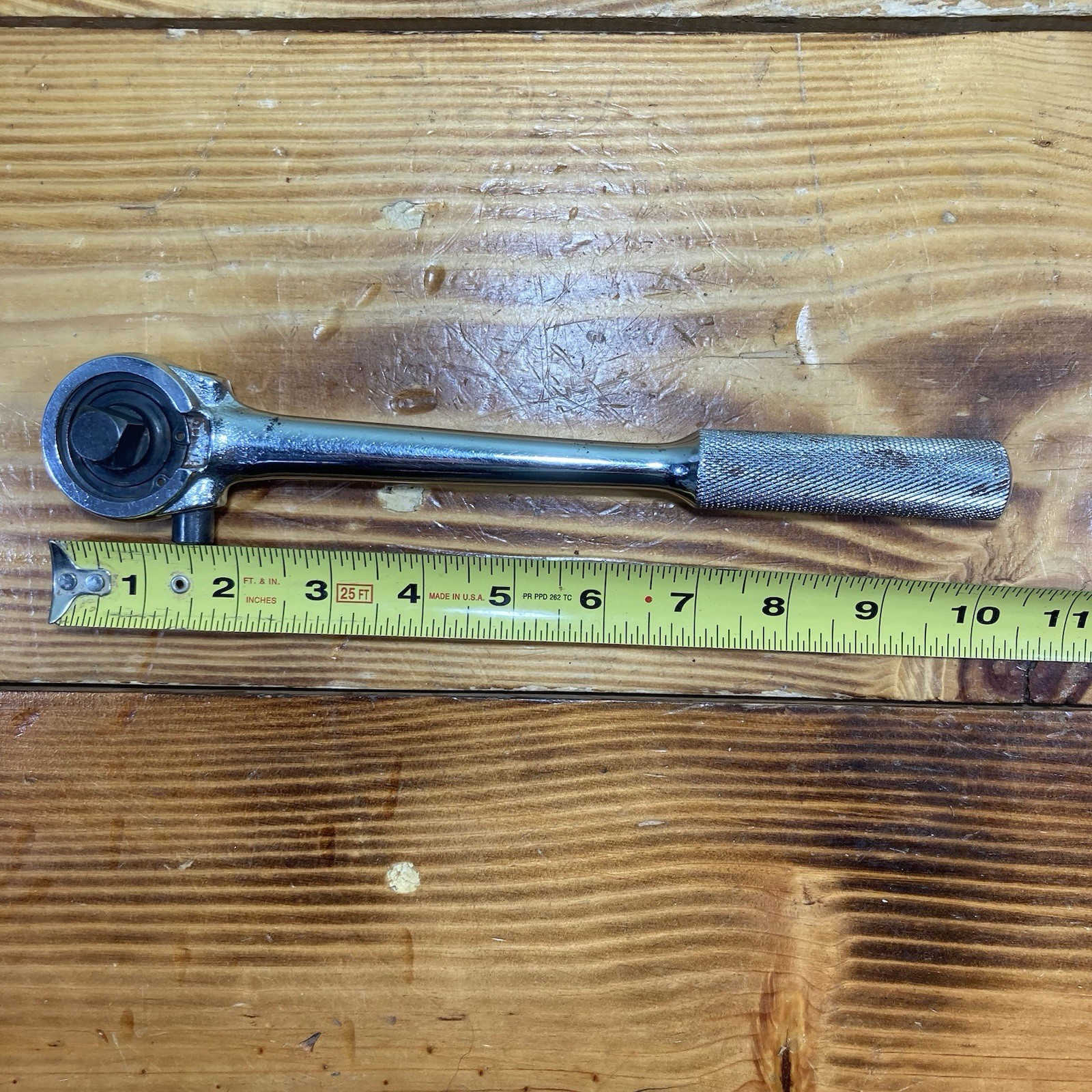 SK Tools 1/2 Drive Push Button Frankenstein Ratchet Rare Diamond Logo