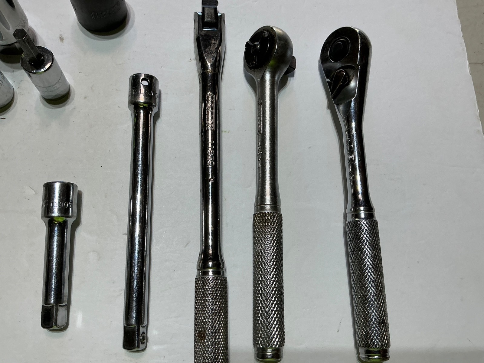 Allen Brand ratchets, sockets, extensions, breaker bar 27 pcs USA all for $50