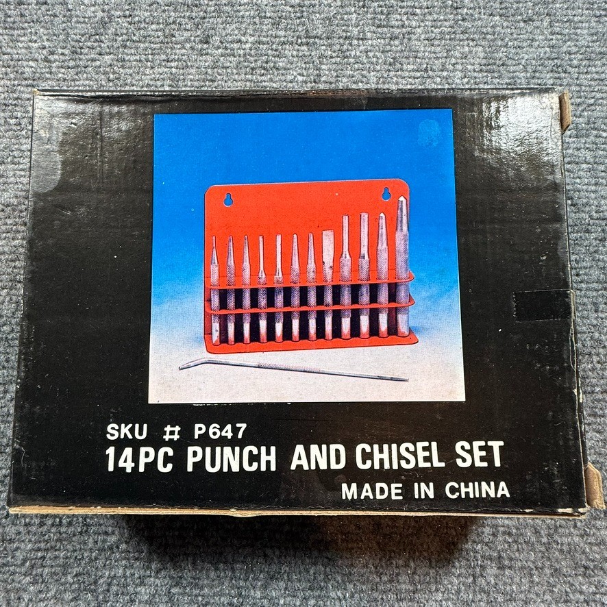 14 PC Punch And Chisel Set Sku P647