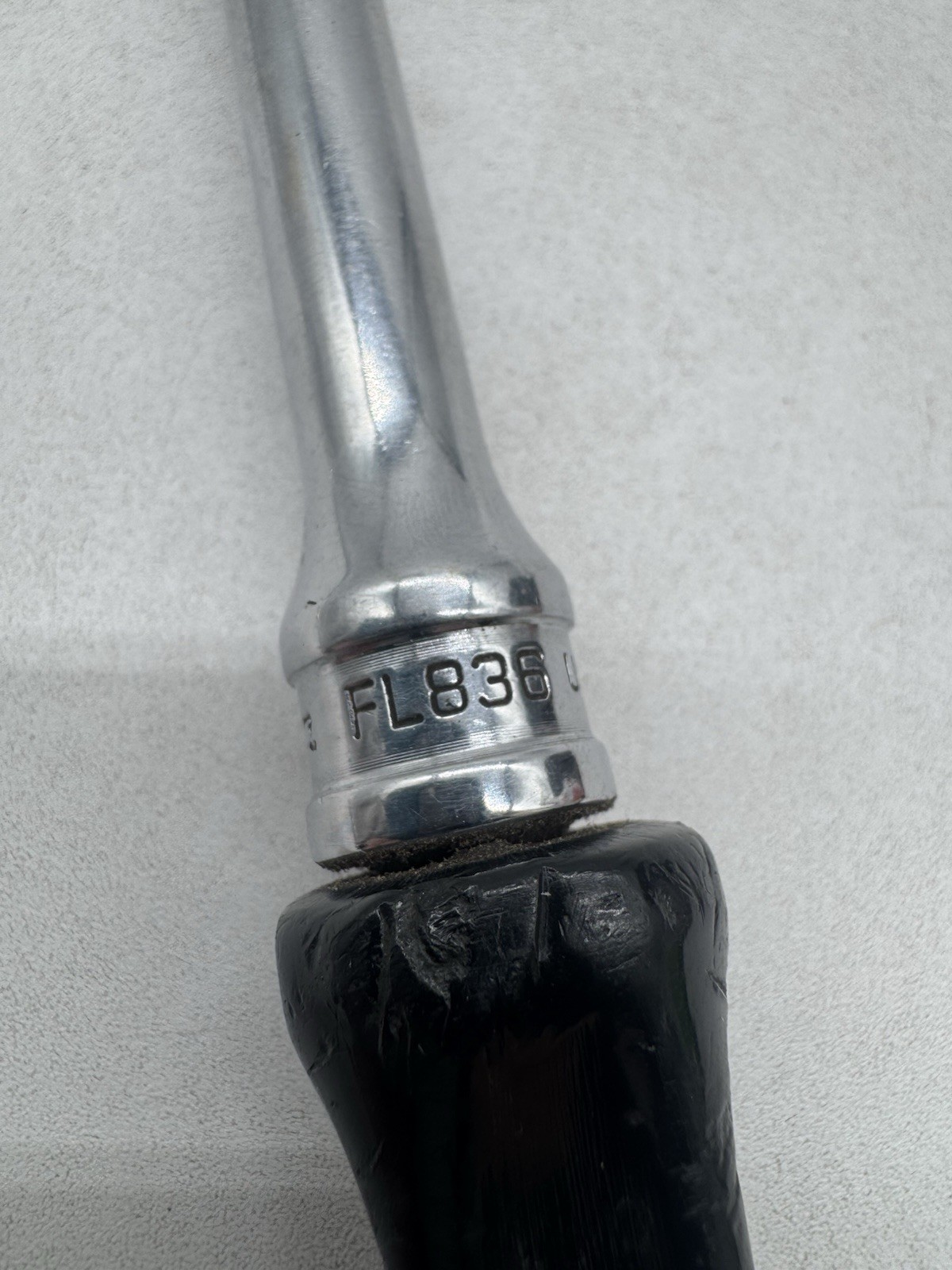Snap On FL836 3/8″ Drive Ratchet 11″ Black Hard Handle Tool Snap-on USA