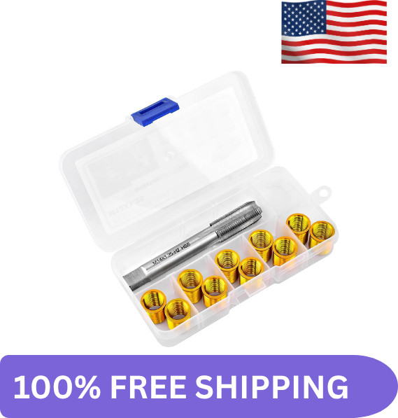 12Mm X 1.25 Helicoil Kit, m12x1.25 Spark Plug Thread Repair kit 12 Insert m…