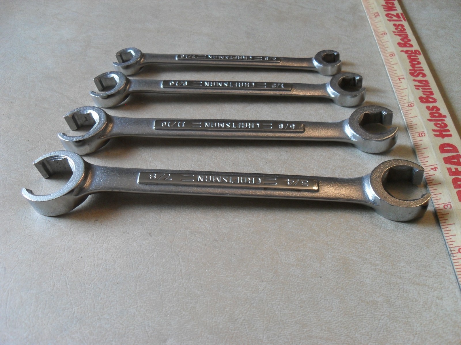 Craftsman USA Flare Nut Wrench Set – 3/8″ 7/16″ 1/2″ 9/16″ 5/8″ 11/16″ 3/4″ 7/8″