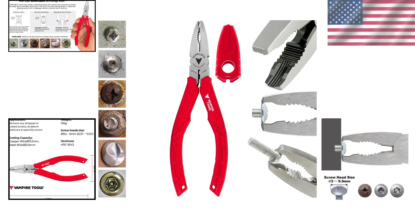 Vamplier Pliers for Fast Screw Removal