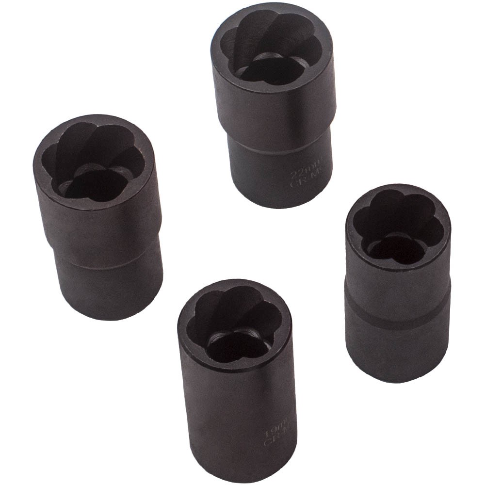 5X 1/2″ Drive Wheel Locking Lug Nut Removal Tool Kit 17mm 19mm 21mm 22mm US