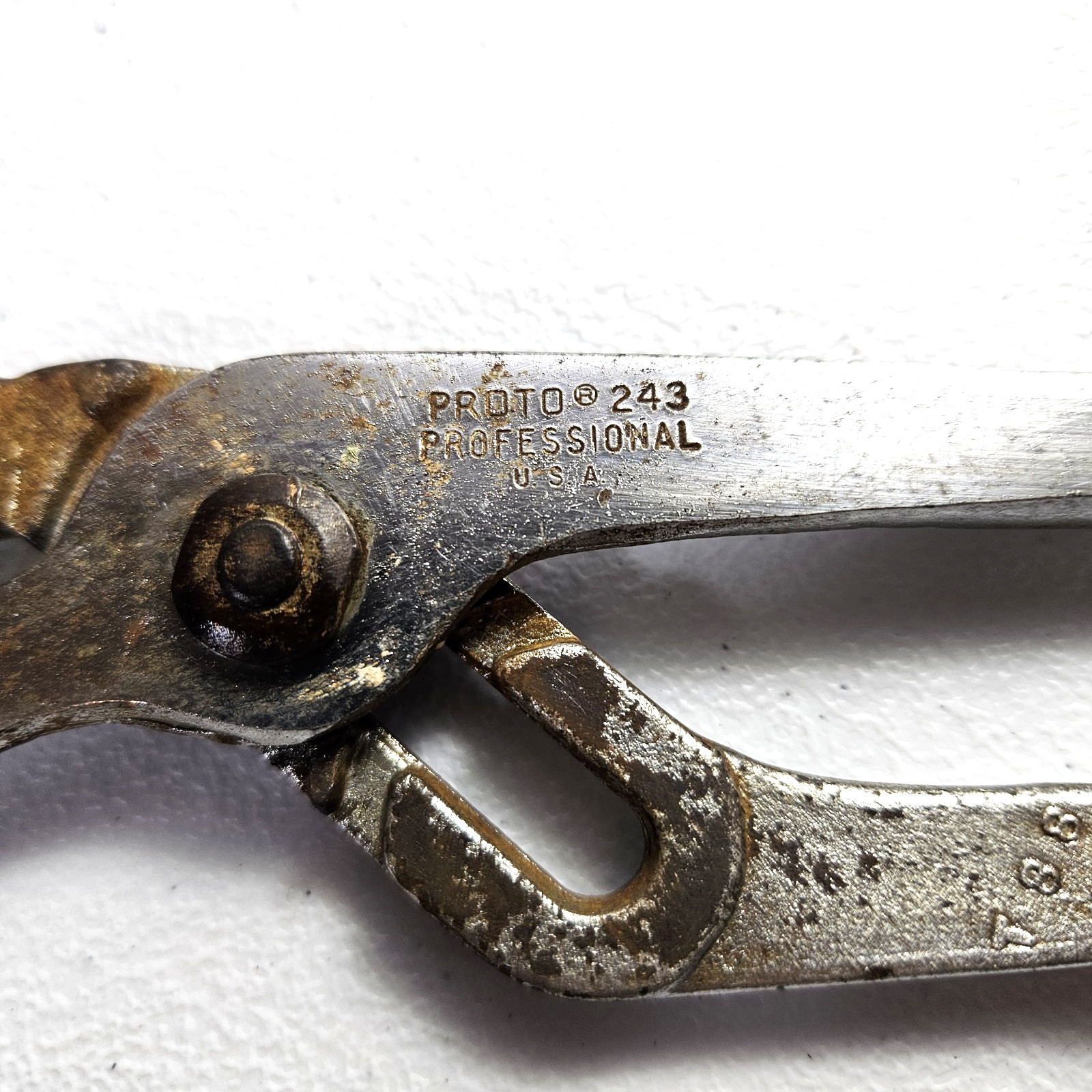 Vintage Proto Tools 243 Channel Lock Type Slip Joint Pliers 10″
