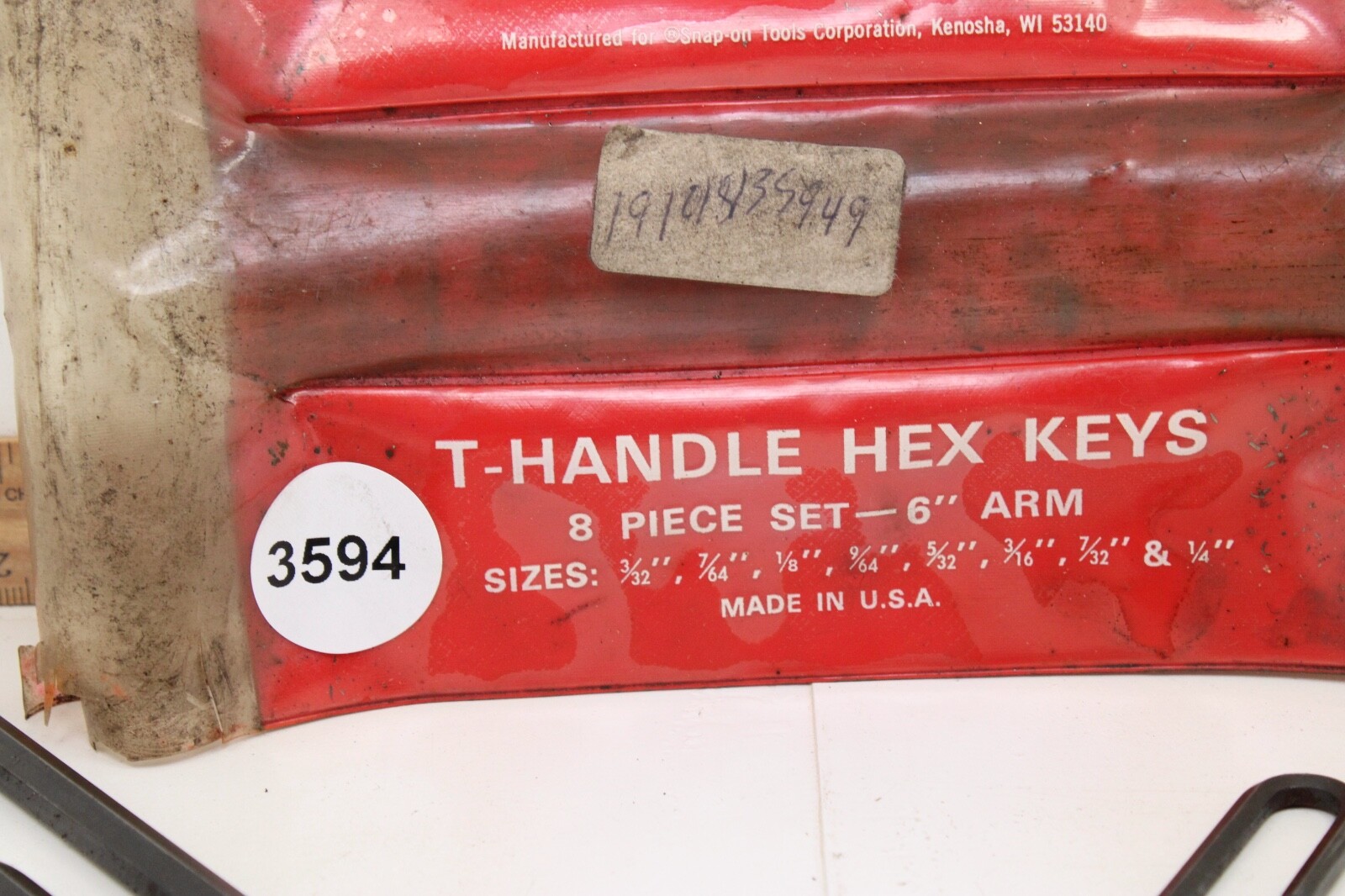 Blue Point GAW-1600A 8 Piece T Handle Hex Keys USA