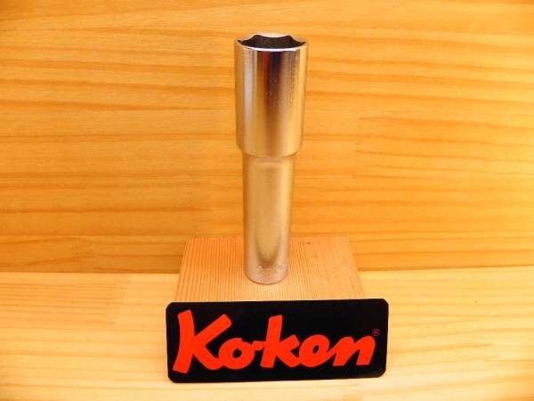 Ko-ken 4300M-21 L110 1/2″ Drive 6-Point Metric 21mm Long Wheel Socket