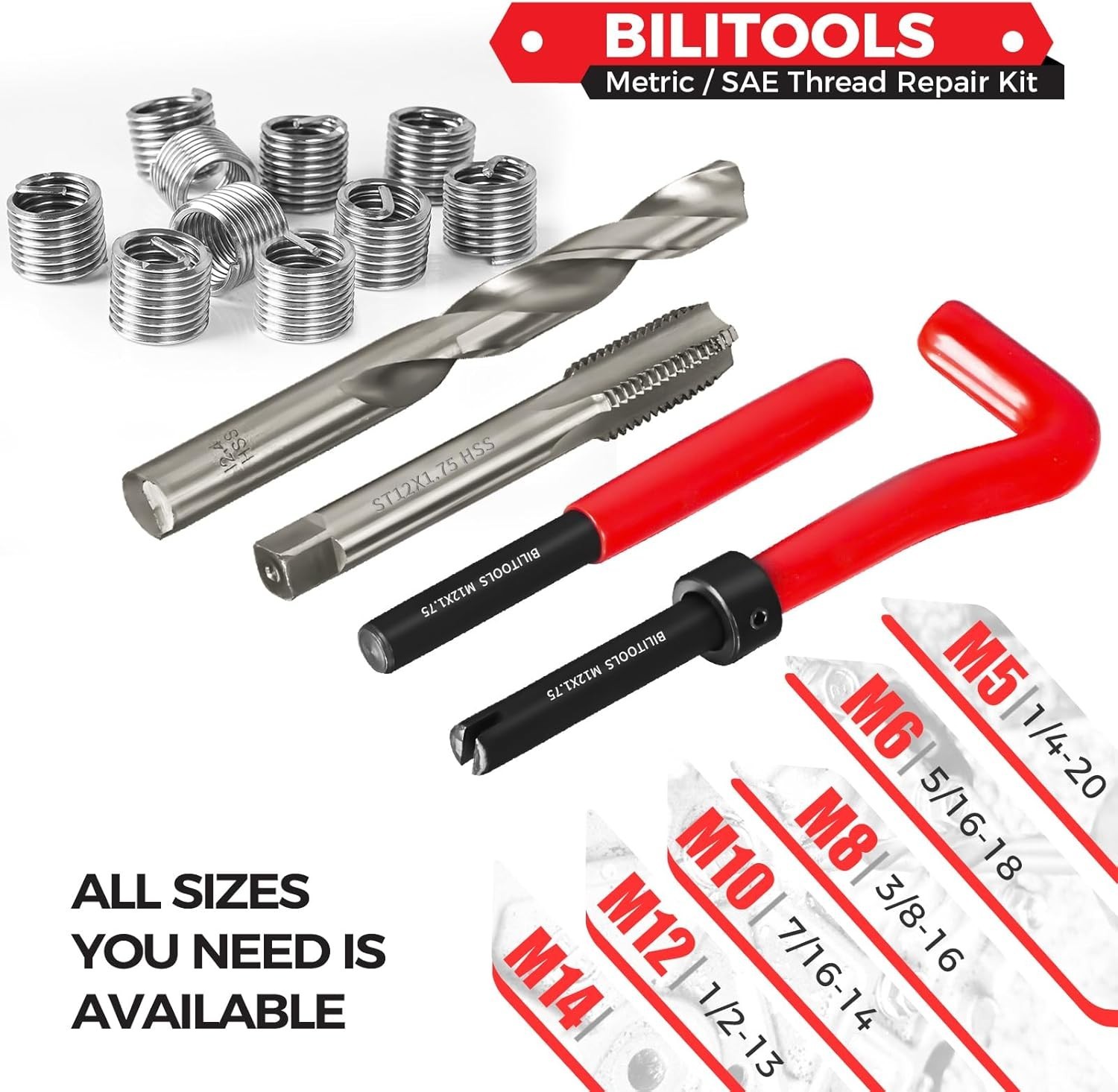 Metric Thread Repair Kit M12x1.75