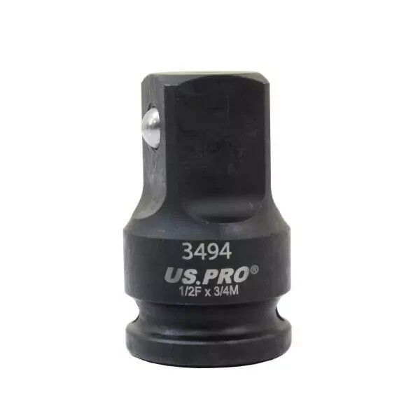 US PRO Tools Impact Socket Adaptor Step Up Adapter 1/2″ Inch F to 3/4″ Inch M