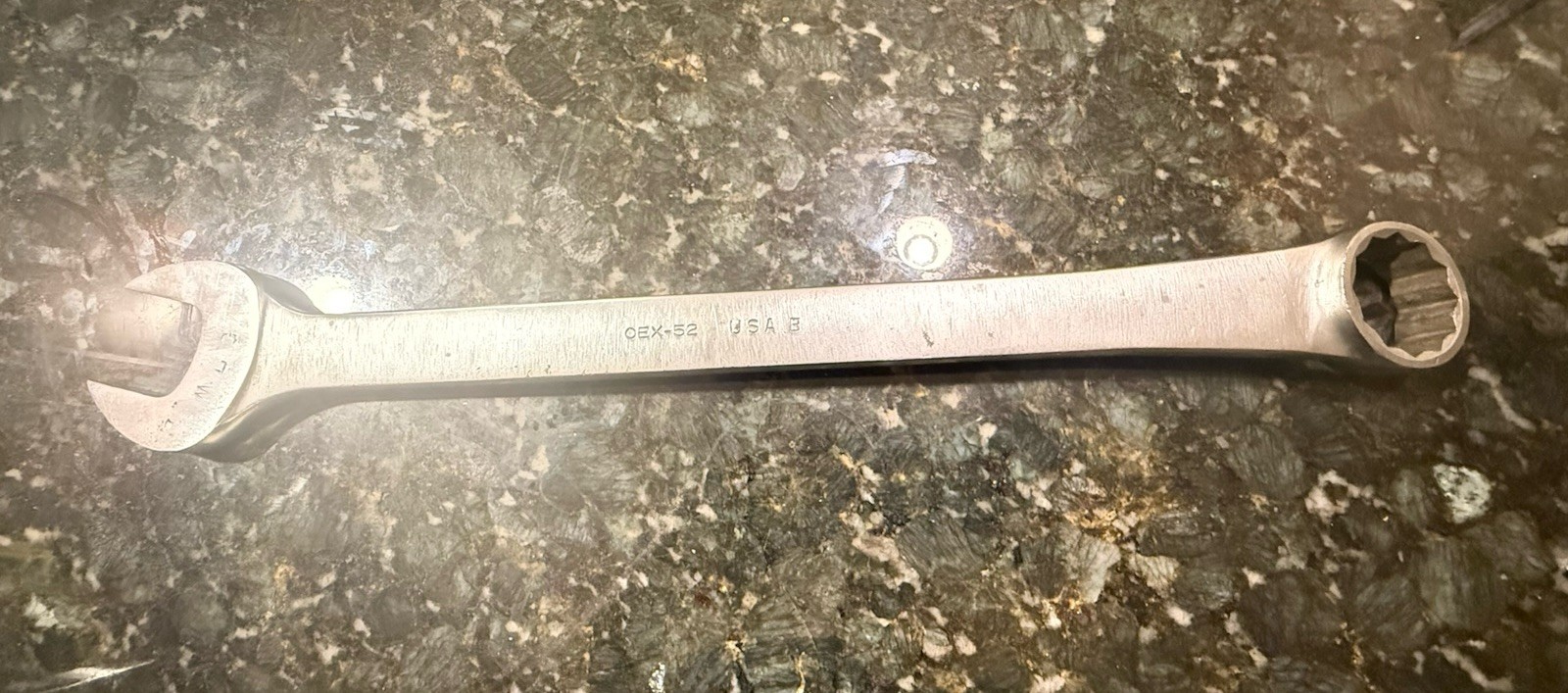 Snap-On OEX52B 1-5/8″ 12-Point SAE Combination Wrench USA Made In 1968 Excellent