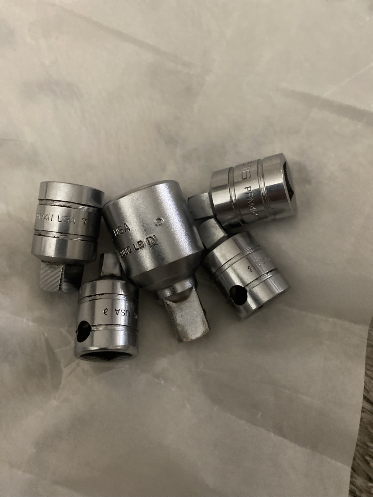 Snap-On 5 Piece Drive Adaptor 1/4,3/8″ 1/2″ 3/4″ AIMF, PPM411 , PPM410 & PPM408