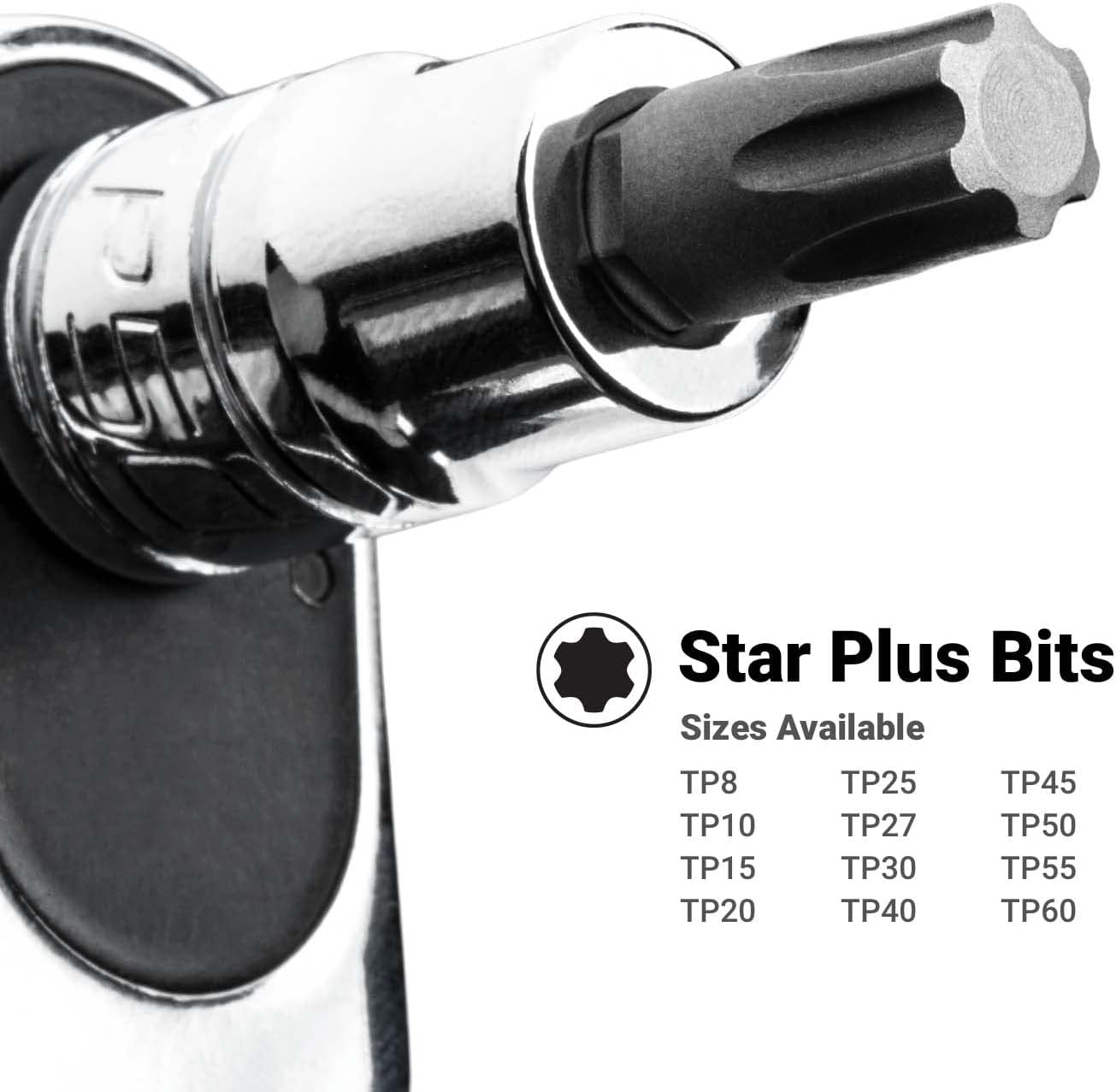 Capri Tools TP60 Star Plus Bit Socket, 1/2 in. Drive