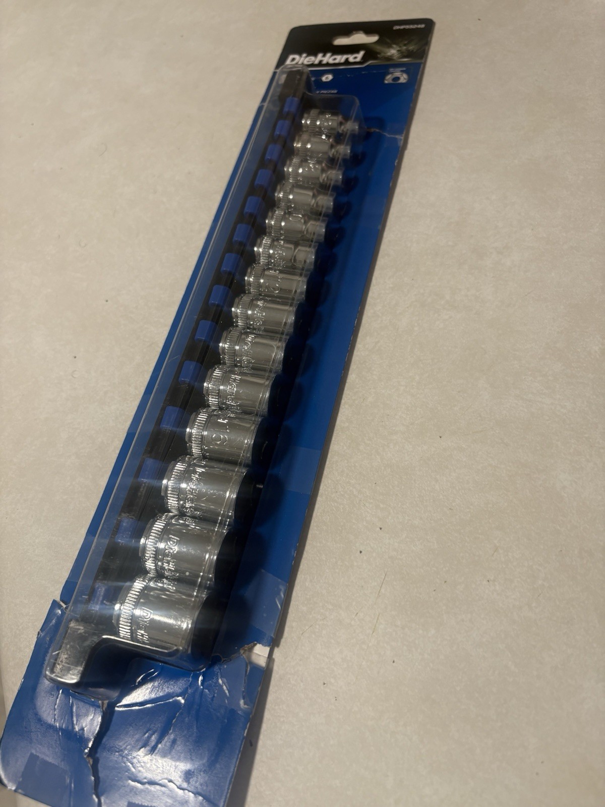DieHard 3/8” Drive 14 Piece Socket Set 6 Point Metric DHP55248