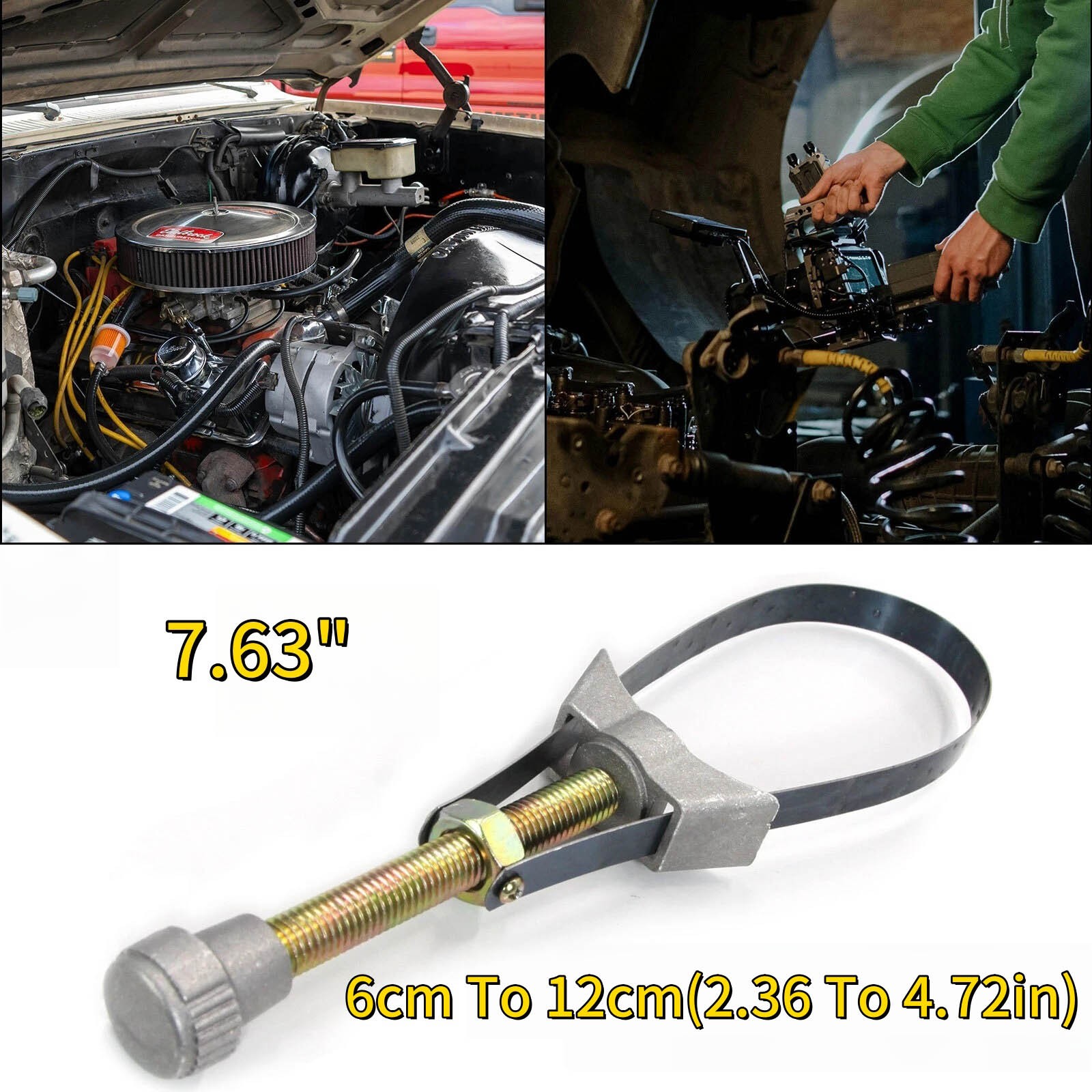 High Quality Oil Filter Wrench 60-120mm Diameter Adjustable for Truck Vehicle
