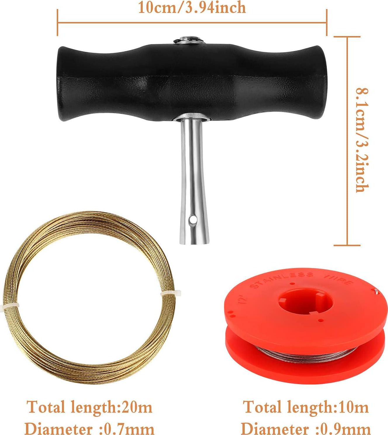 Car Windshield Removal Tool, 3 Roll High-carbon Steel Window Glass Cutting Wire