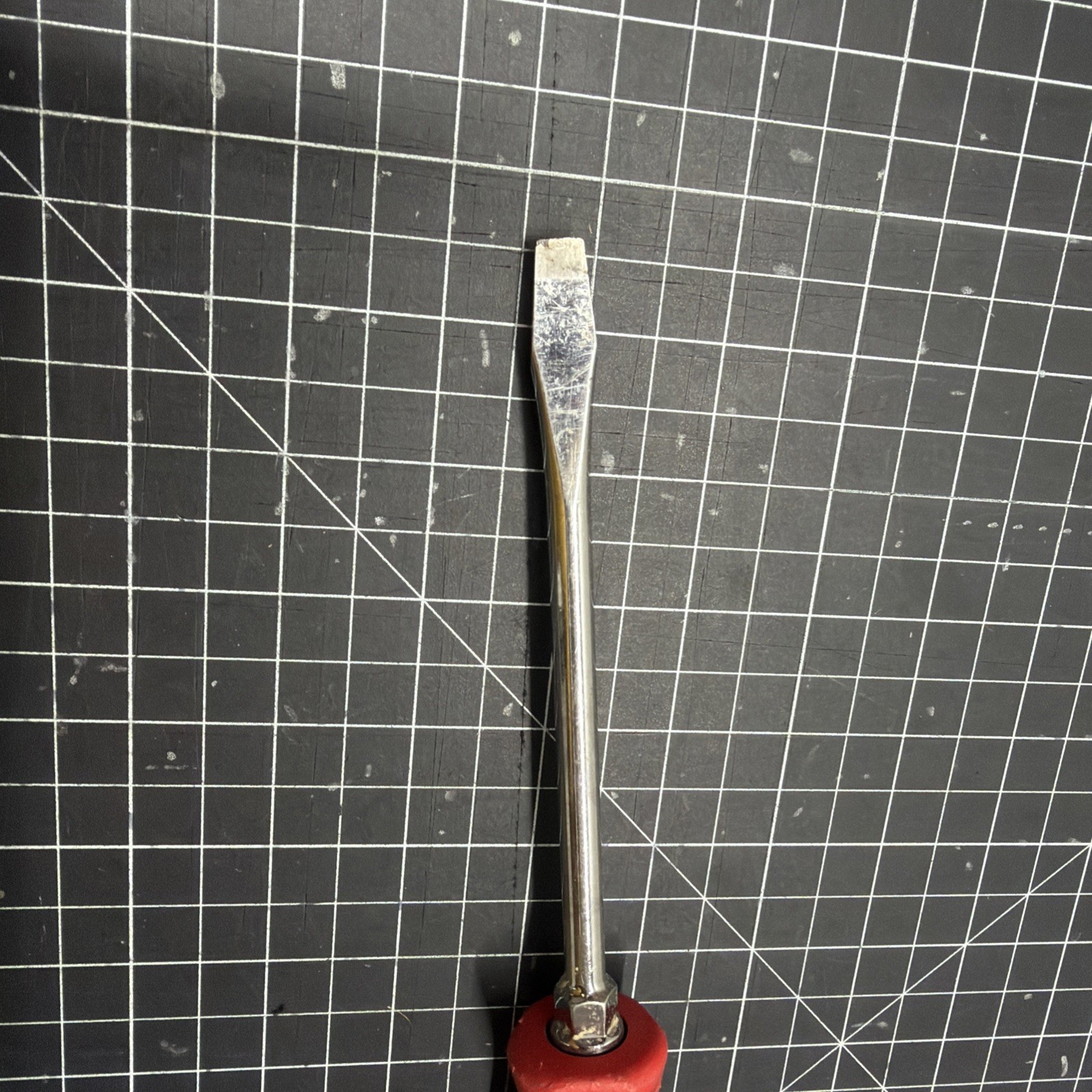 Rare – Snap On USA Red / GRAY Hard Handle Screwdriver.
