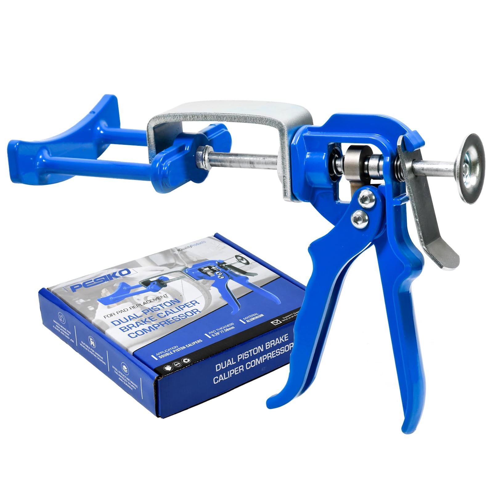 PESIKO 25750 Dual Disc Brake Caliper Compressor Brake Caliper Piston Tool for…
