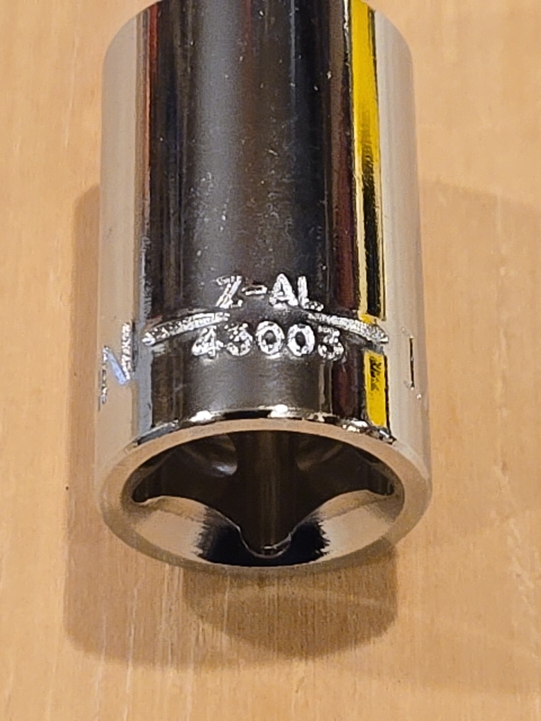 Craftsman 1/2″ 6 Point 3/8″ Drive Shallow Polished Chrome Socket 43003 Z-AL