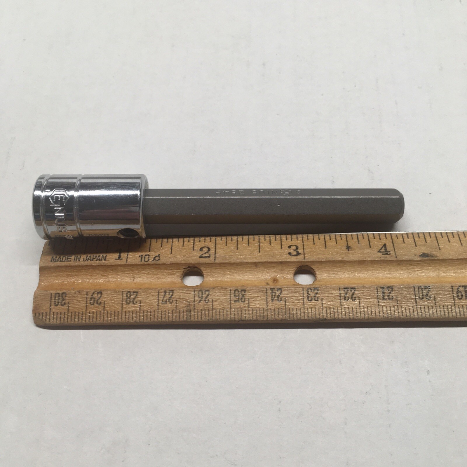 New Genius Tools #2549 Hex Socket 9MM 3/8” Drive 4”long