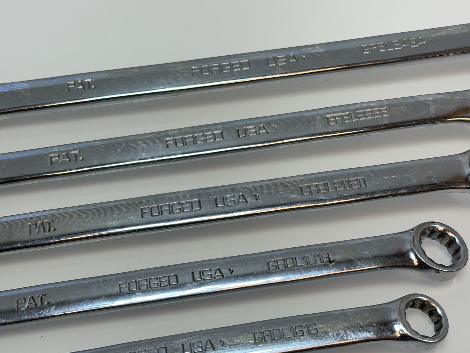 🇺🇸 Matco Tools USA SGRBL7T Pro Swing 7pc Box End Ratcheting Wrench Set, 12 Pt.