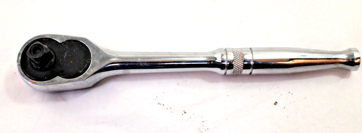 Ace Professional High Polish Chrome 3/8″ Quick Release QR Pear top Ratchet 7.75″