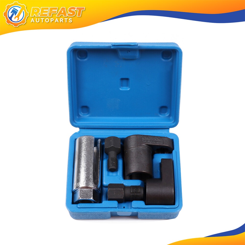 INSTALL OFFSET WRENCH TOOLS VACUUM M12 M18 OXYGEN SENSOR SOCKET O2 THREAD CHASER