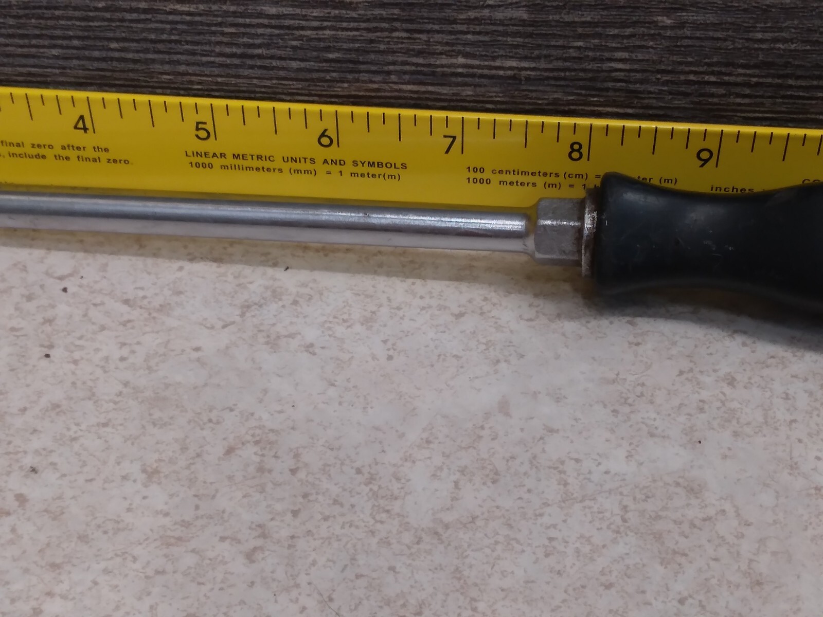 GENUINE Snap On Tools USA- SDDP63 Standard Slotted Black Handle Screwdriver 11″
