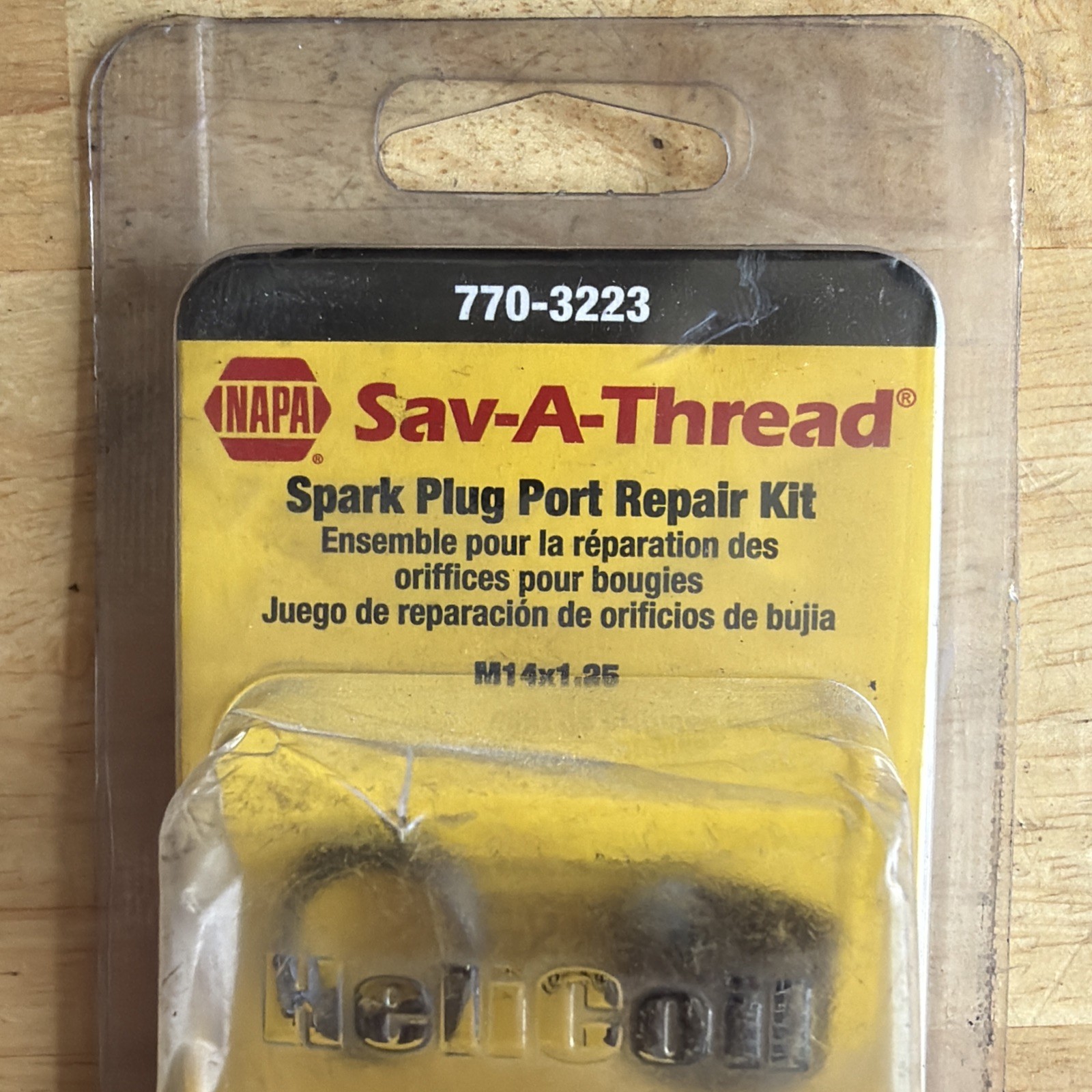 Napa x Stanley Helicoil Thread Spark Plug Port Repair Kit M14x1.25 770-3223