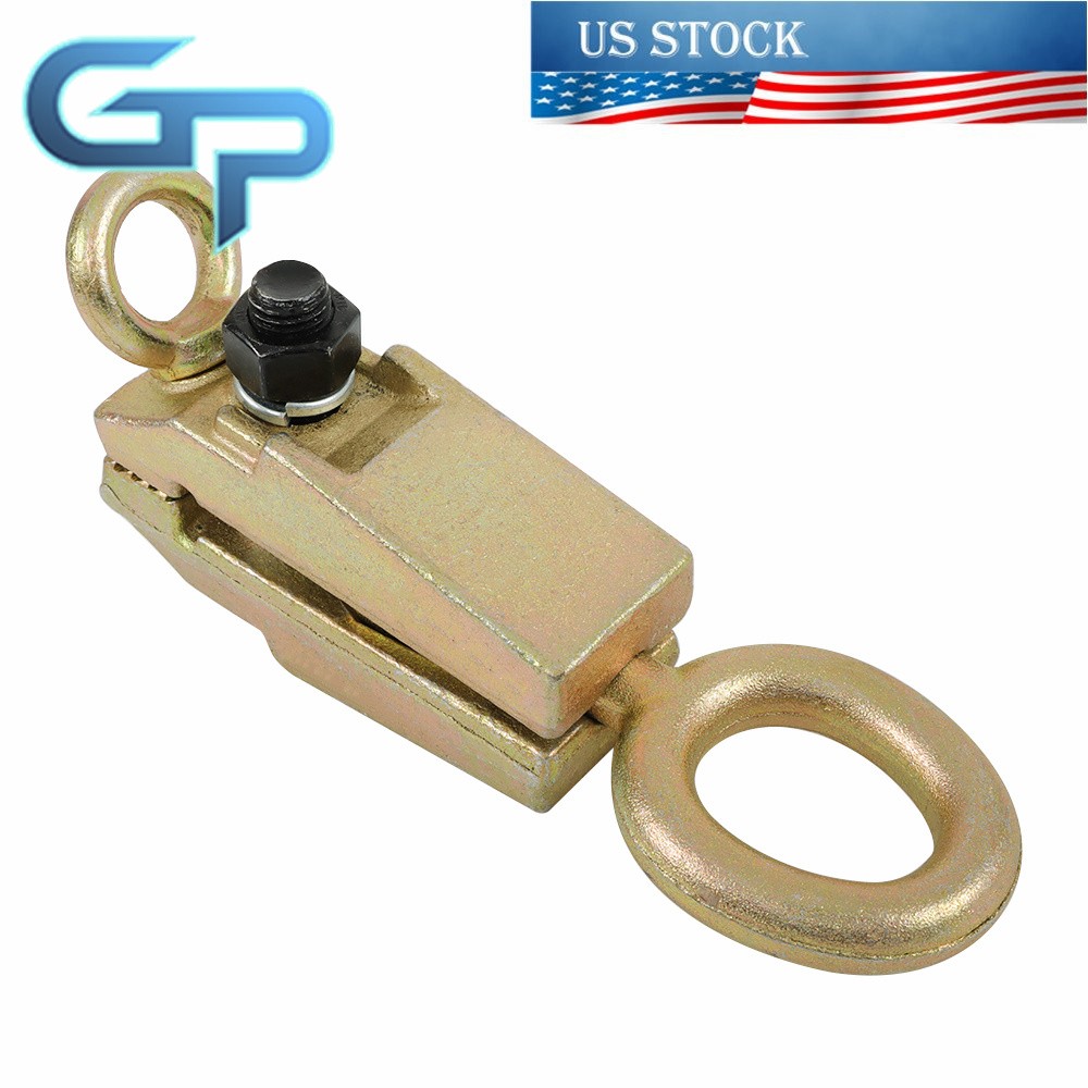 1 Pair 5 TON Frame Back Self-Tightening grips & auto Body Repair Pull Clamp