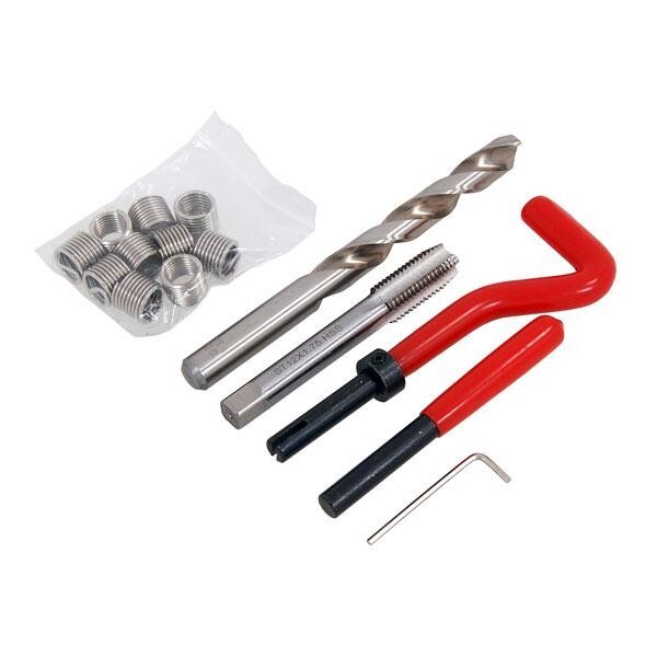 M12 X 1.75 Thread Repair Kit 15 Piece Helicoil Compatible 12mm Damaged 2748