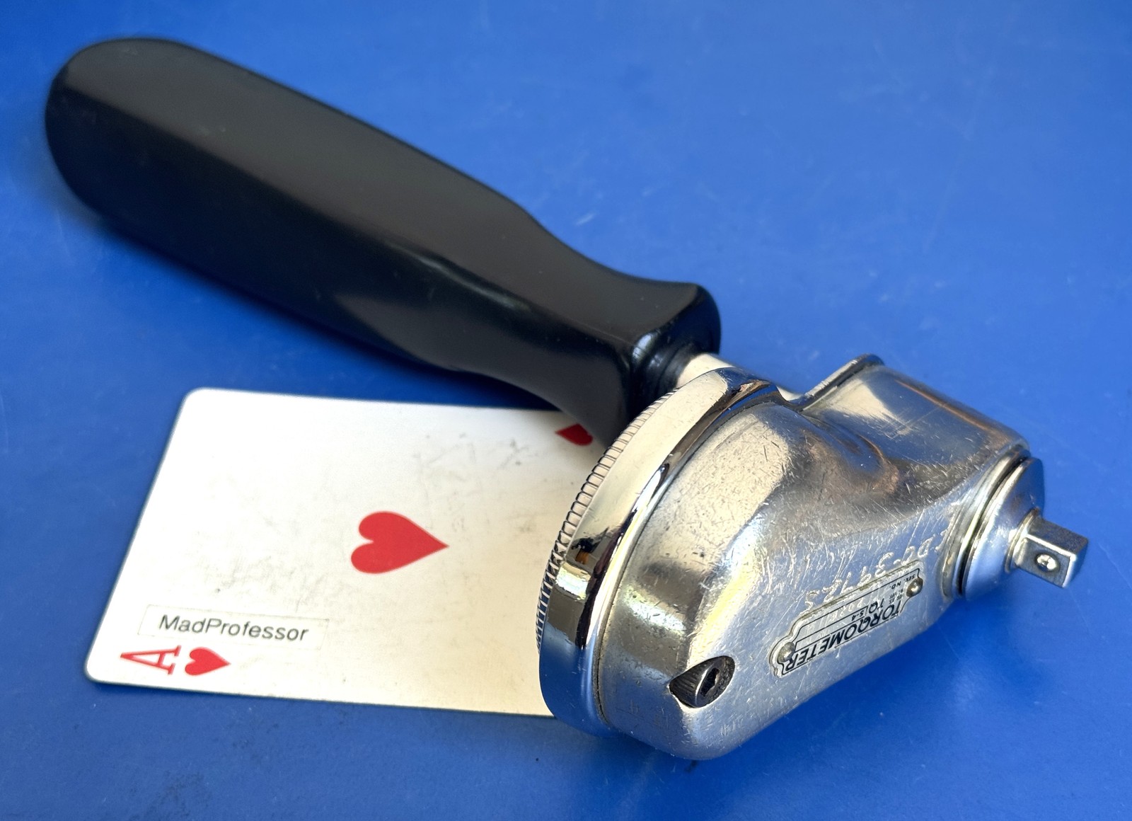Snap-on 1/4″ Drive Dial US Basic Torque Driver Wrench Torqometer 50 inlb TQS4
