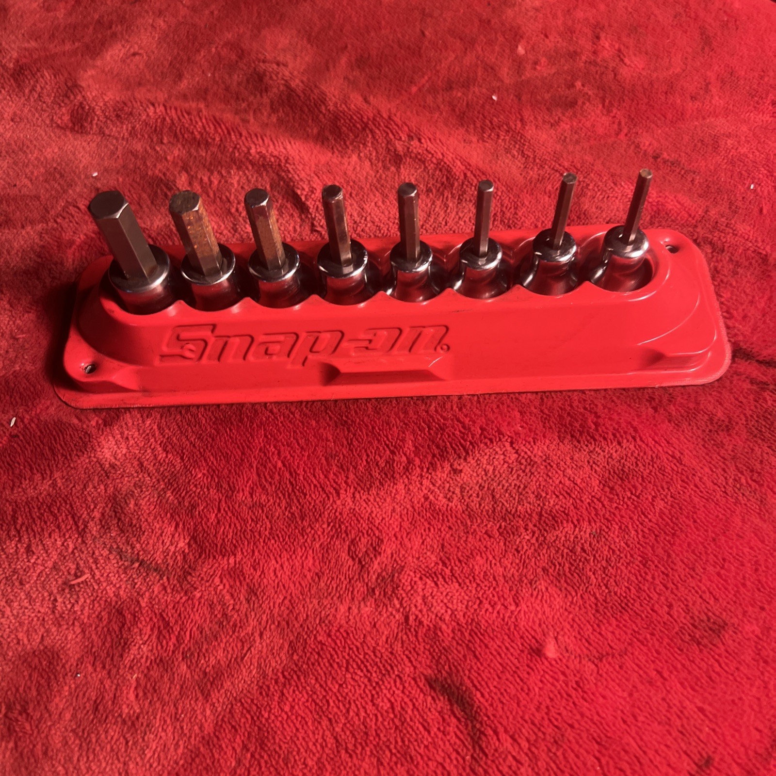 SNAP ON TOOLS 8 PC 3/8″ DRIVE SAE STANDARD HEX BIT SOCKET SET 1/8″ TO 3/8″