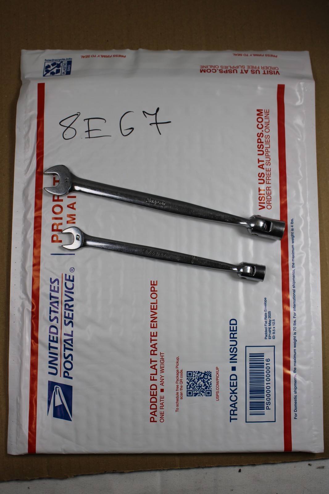 Snap On Flex Head Combination Wrench 10mm 12mm 12 Point Metric Used Lot