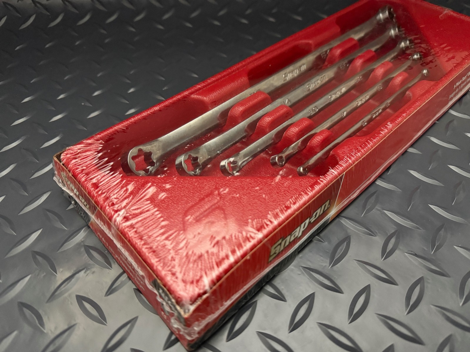 SNAP ON TOOLS USA 5 Pcs TORX Long 10º Offset Box Wrench Set E5-E20 XLE605 SEALED