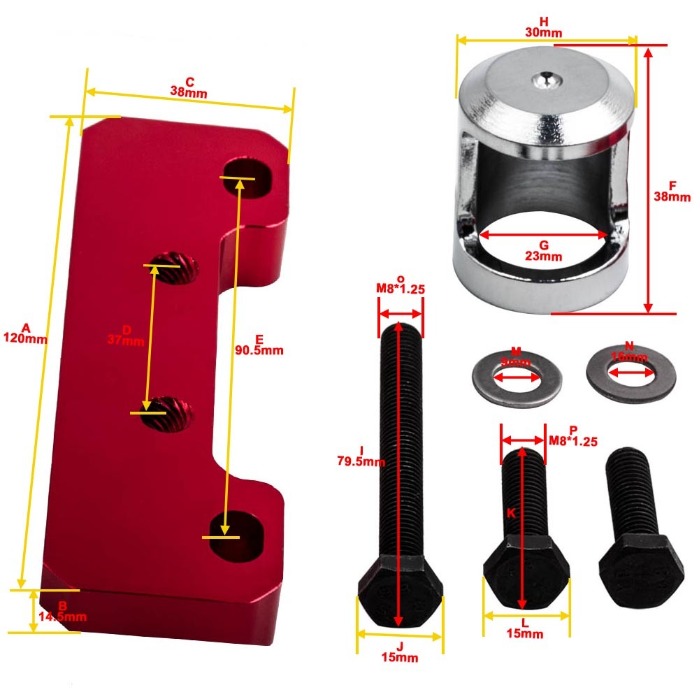 Valve Spring Compressor Tool Red For Honda Acura VTEC B16 B18C H22