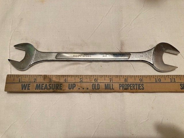 JAPANESE QUALITY – FULLER TOOL JUMBO 1″ X 15/16″ OPEN END WRENCH – FREE SHIP