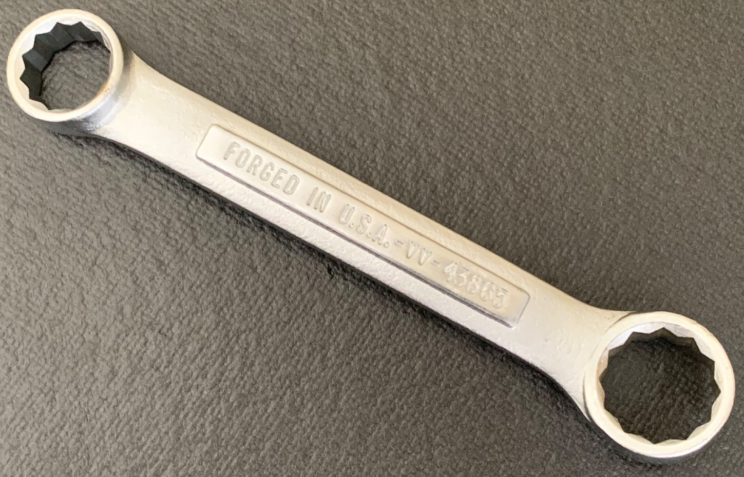 Vintage Craftsman USA -VV- 43865 5/8″ x 3/4 » Stubby Double Box End Wrench