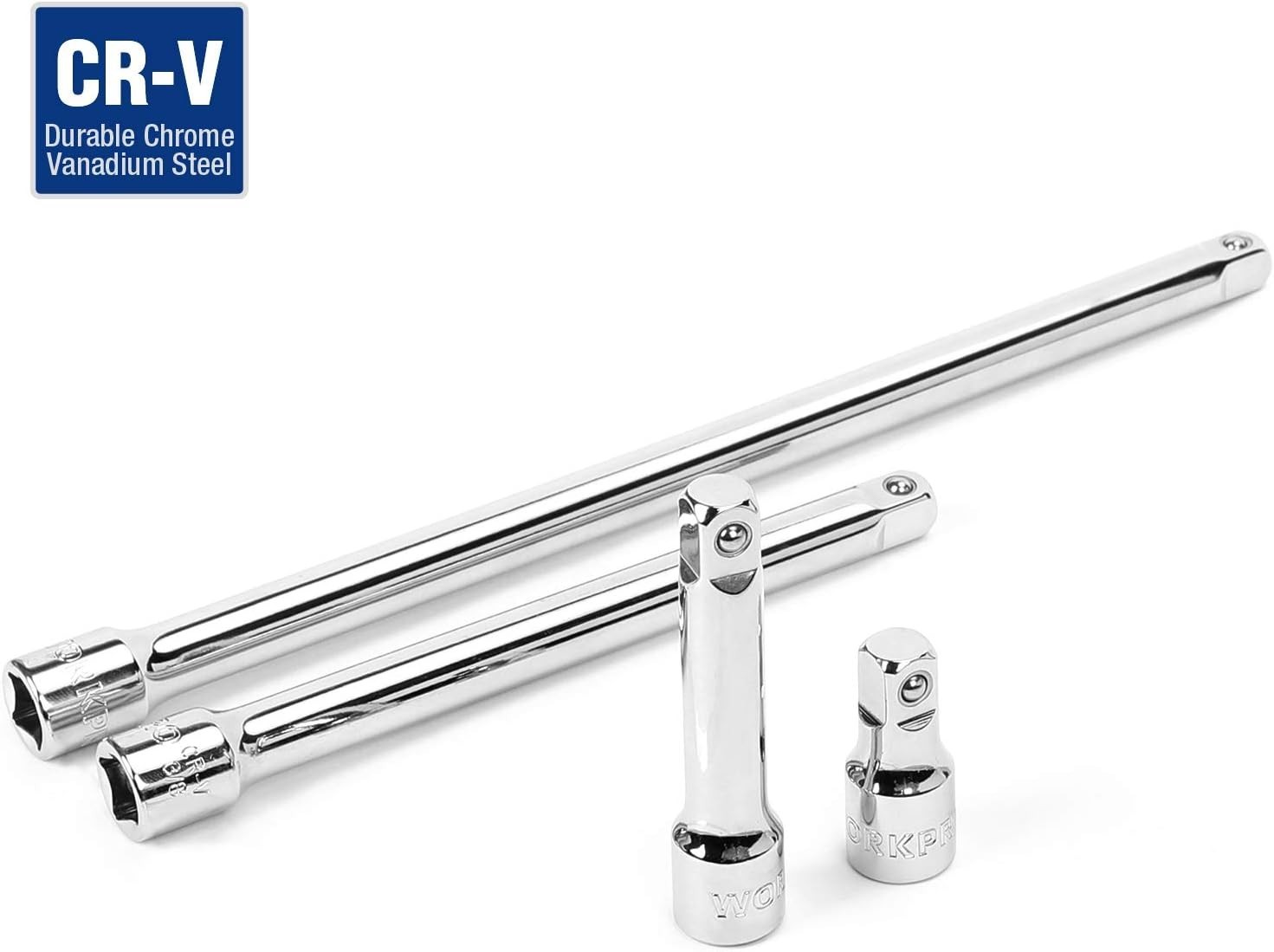 Versatile 3/8 Drive Extension Bar Set – 4 Durable Tools for All Automotive Jobs