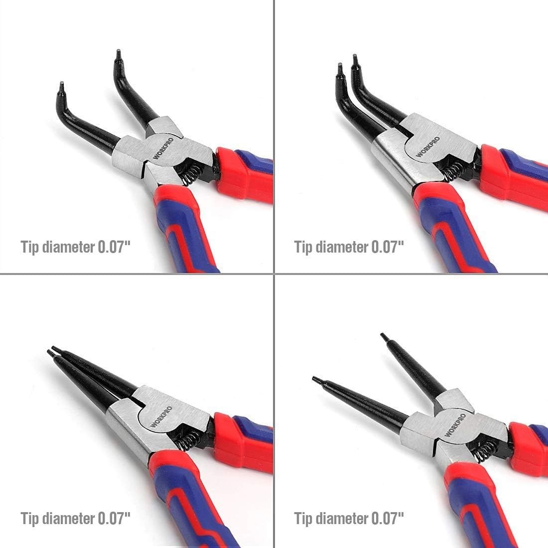 Snap Ring Pliers Kit – Internal/External Tips – CR-V Steel