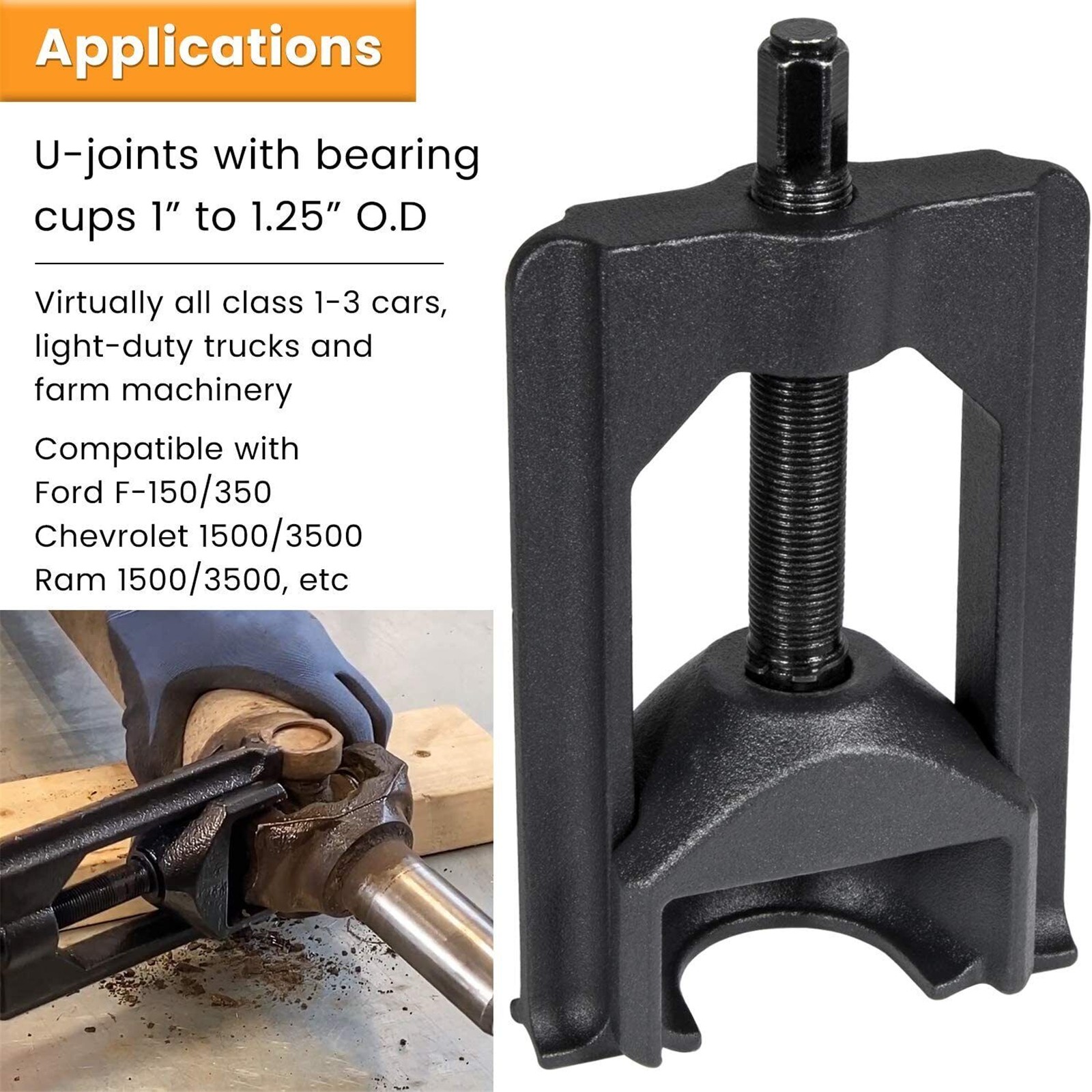 10105 U Joint Puller Universal Joint Puller for Class 1-3 U Joint Dismount Tool