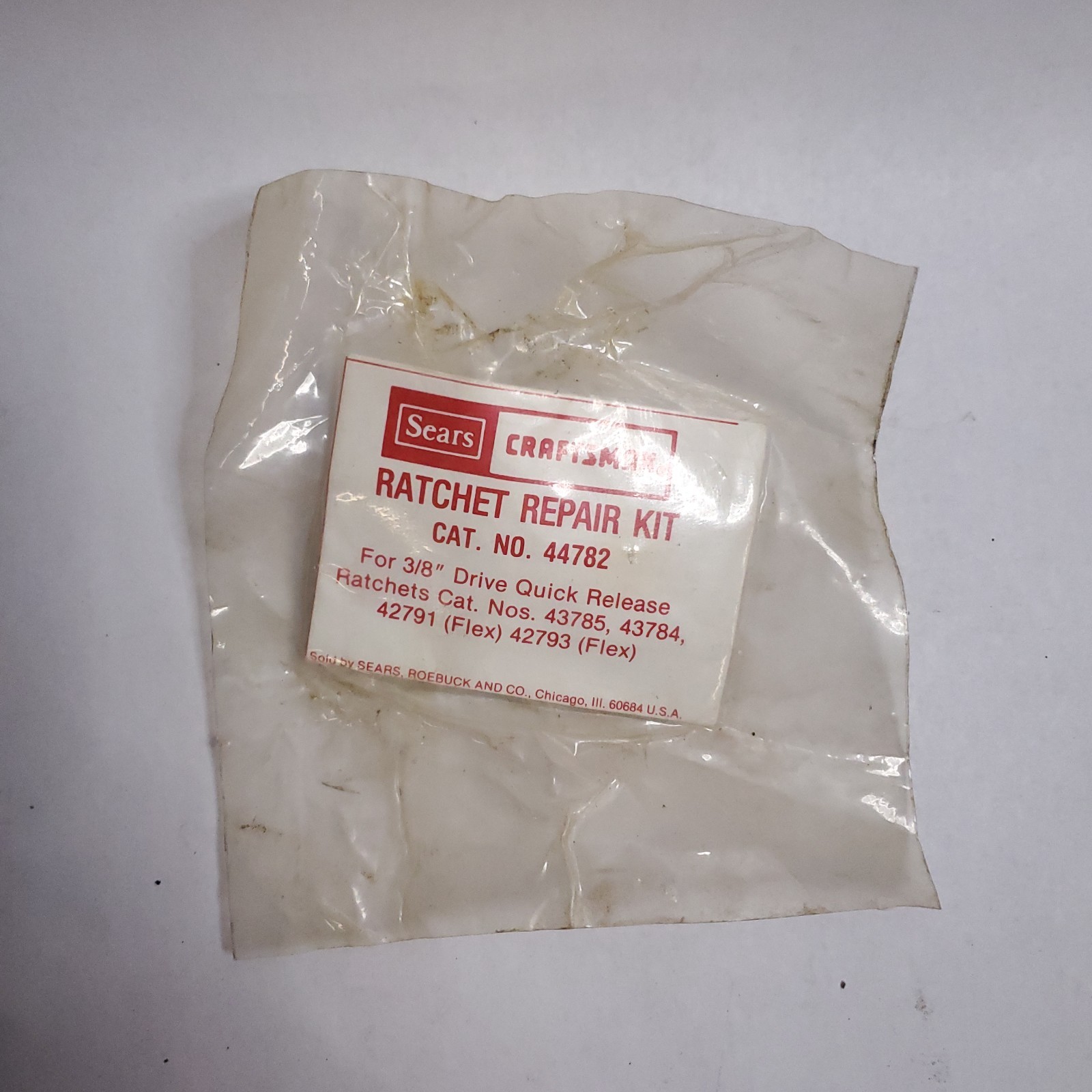 Craftsman 44782 3/8″ Drive Ratchet Repair Kit 43785 43784 42791 & 42793 Flex NOS