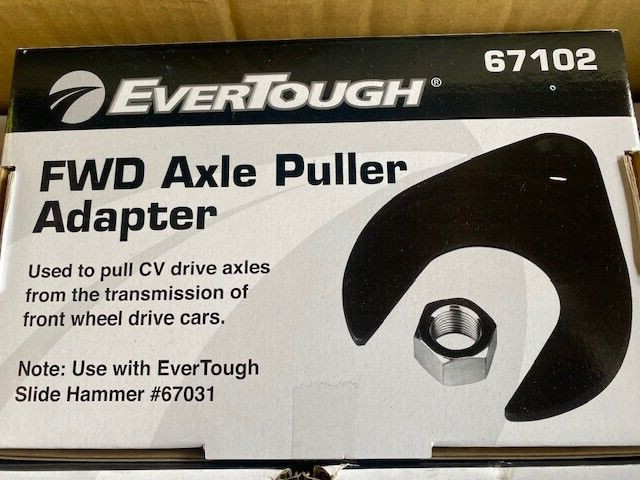 EverTough 67102 FWD CV Axle Puller Adapter Tool Remover For Slide Hammer 27058