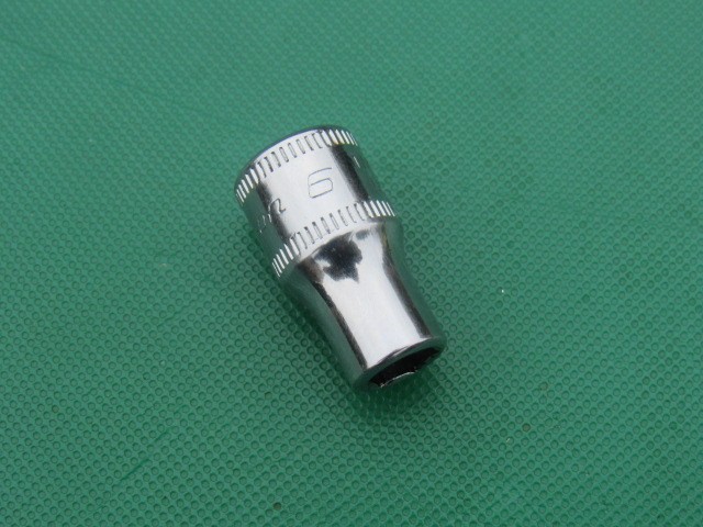 SNAP ON 6MM TMM6 1/4″ DRIVE METRIC 6 PT SHALLOW CHROME SOCKET 6 MM TMM VERY NICE
