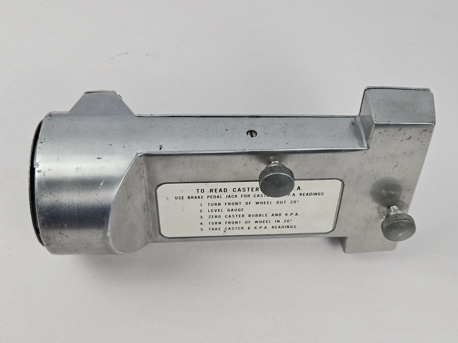 Snap-On Magnetic Caster Camber Alignment Gauges WA40 w/ Various Hub Adapters