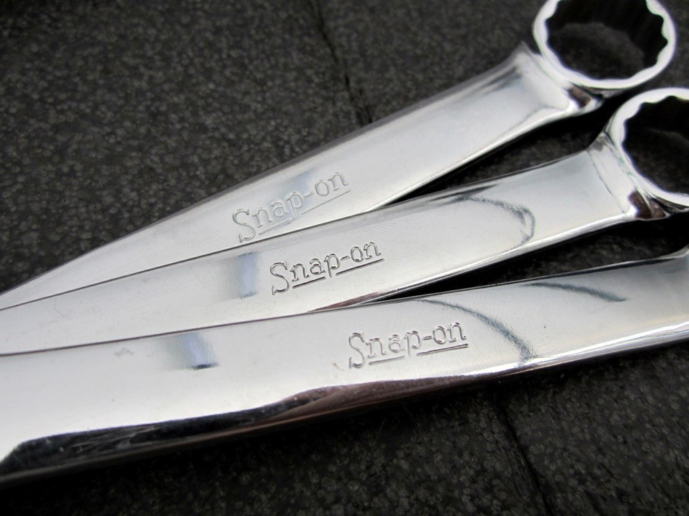 Vintage Snap-on 6pc Stubby Combination Wrenches 5/8″ to 15/16″ Underline USA