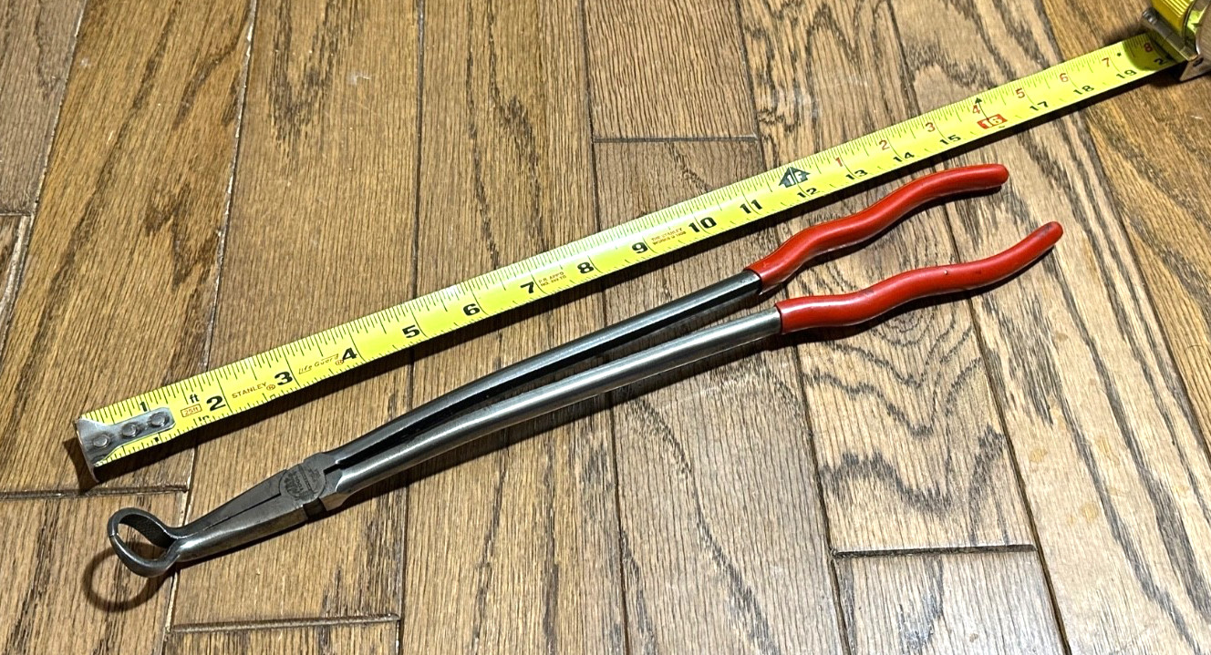 🇺🇸 MAC Tool 16 XL Long Reach Gripping Pliers Hose Tubing Serrated Large Python